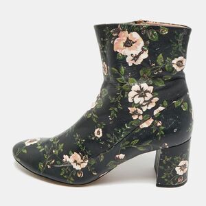 Rochas Size 39.5 Multicolor Leather Ankle Length Boots